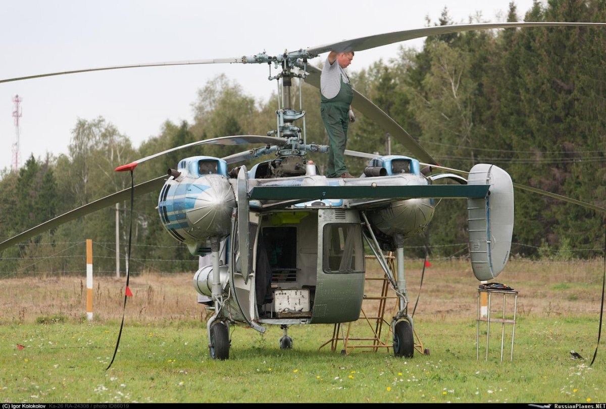 Ка-26 вертолёт кабина