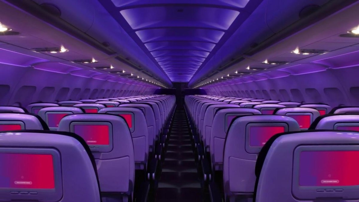 Вирджин Эйрлайнс внутри