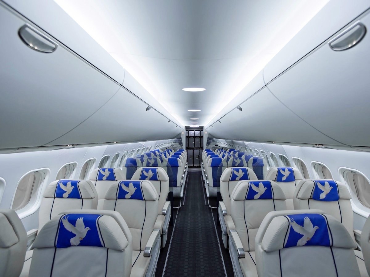 МС-21 пассажирский самолёт салон