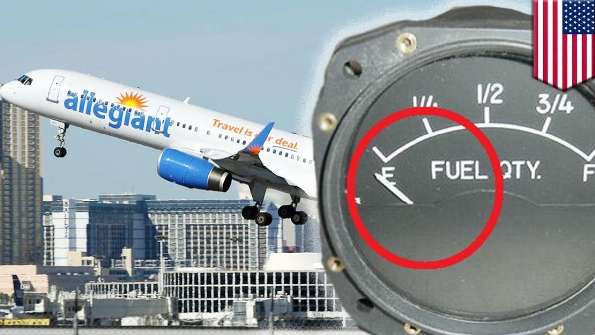 Кончается топливо в самолете