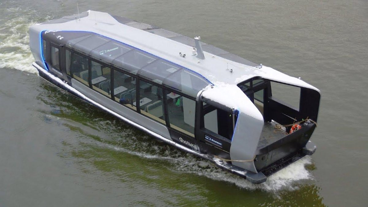 Речной трамвайчик в Москве