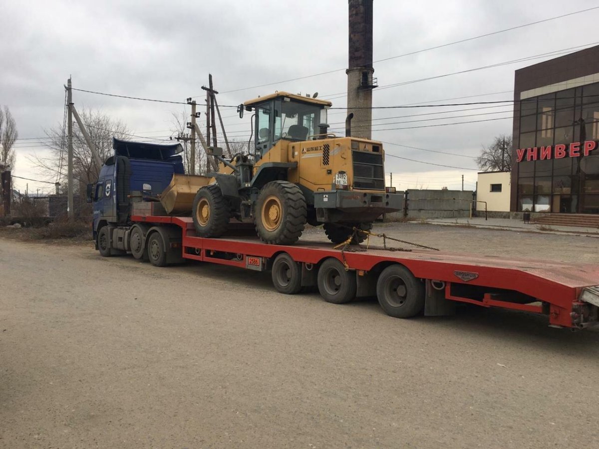 Низкорамный трал 40т КАМАЗ