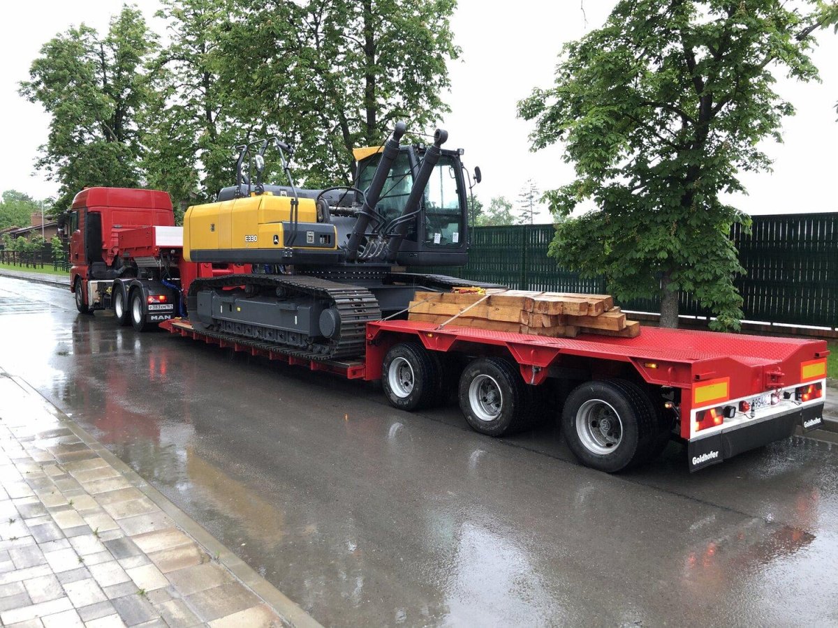 Низкорамного трала Goldhofer STZ-3vl