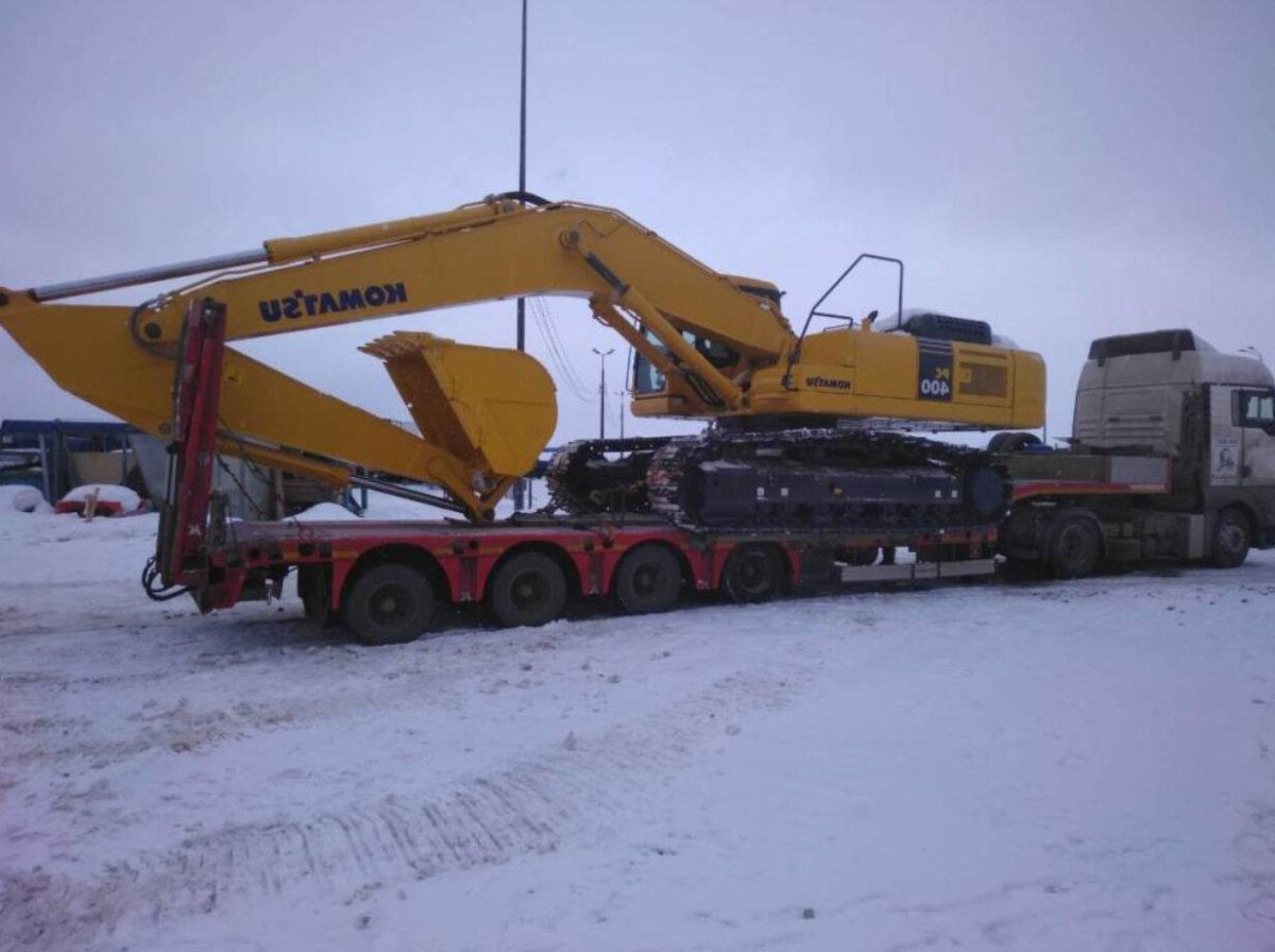 Комацу pc400-8 на трале