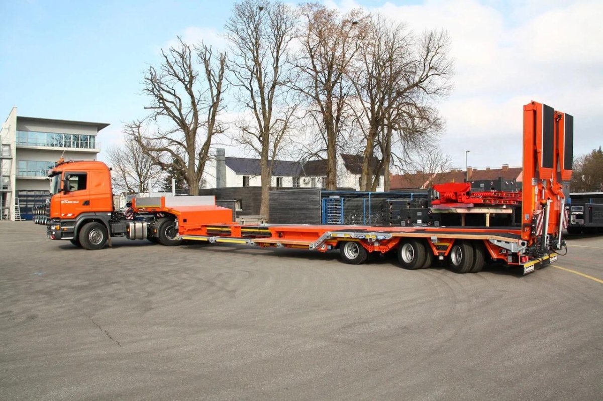 Низкорамный трал Renault 20т