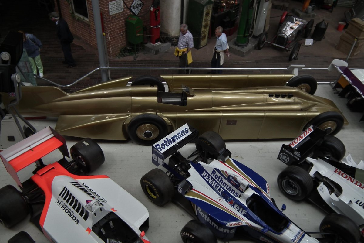 Golden arrow car