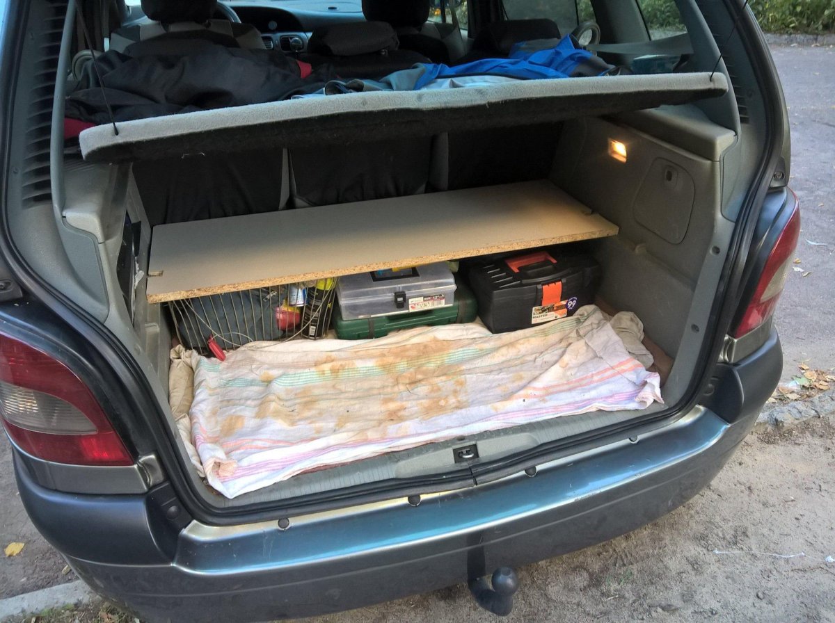 Renault Scenic, 2006 багажник