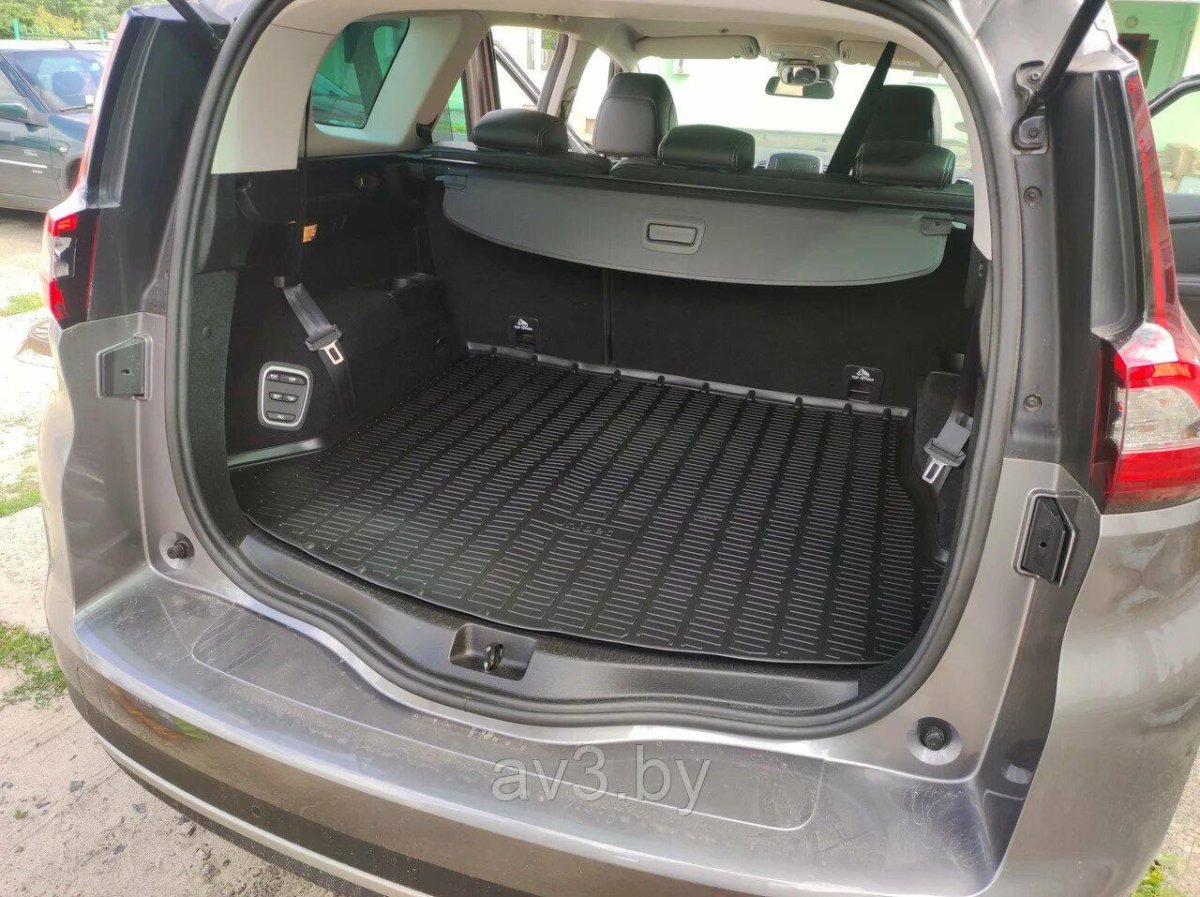 Рено Гранд Сценик 3 коврик в багажник