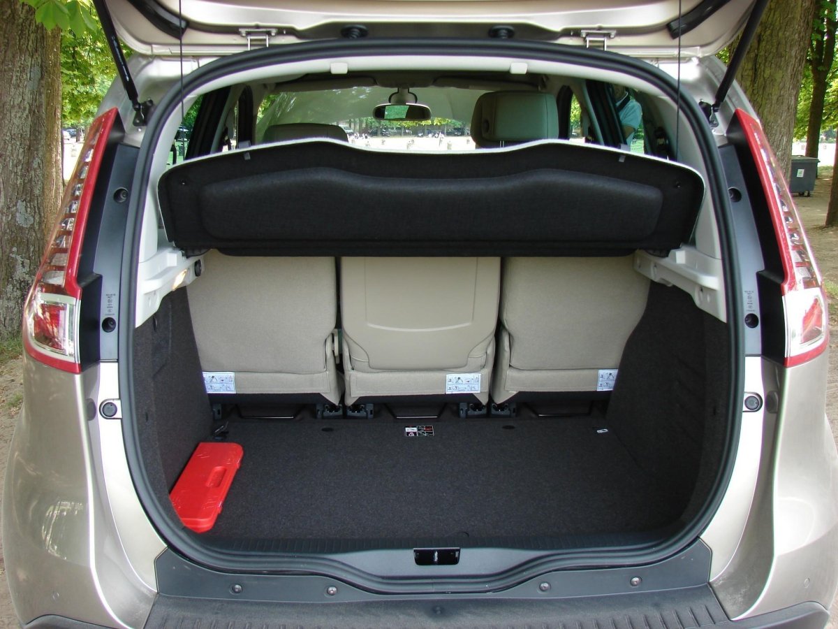 Renault Scenic, 2006 багажник