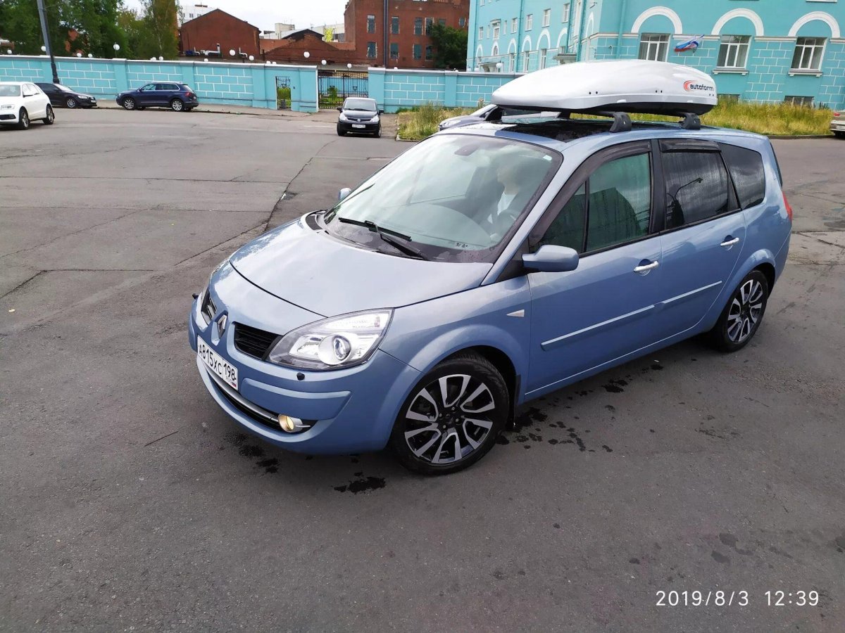 Багажник на крышу Рено Сценик 2