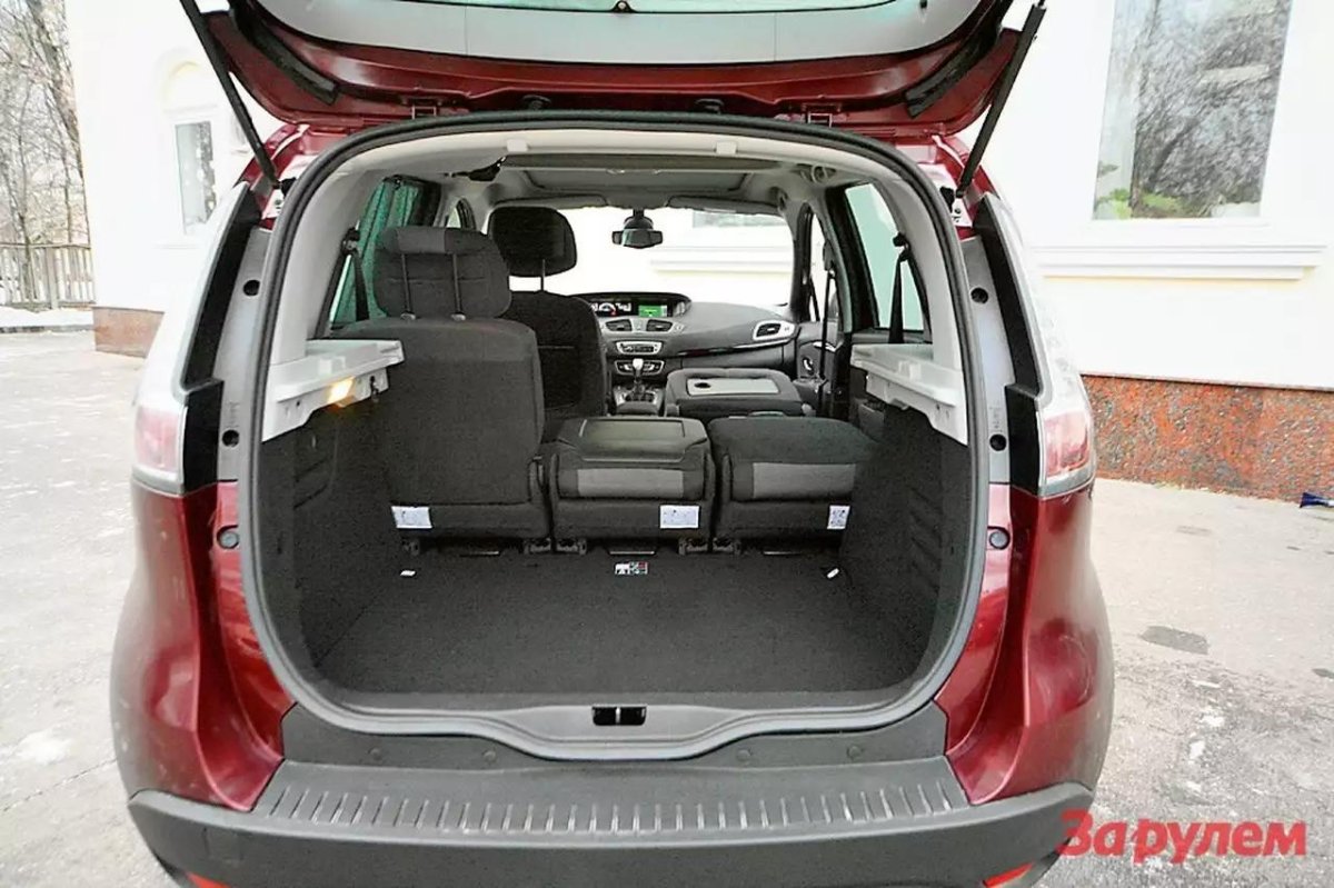 Renault Grand Scenic 2 багажник