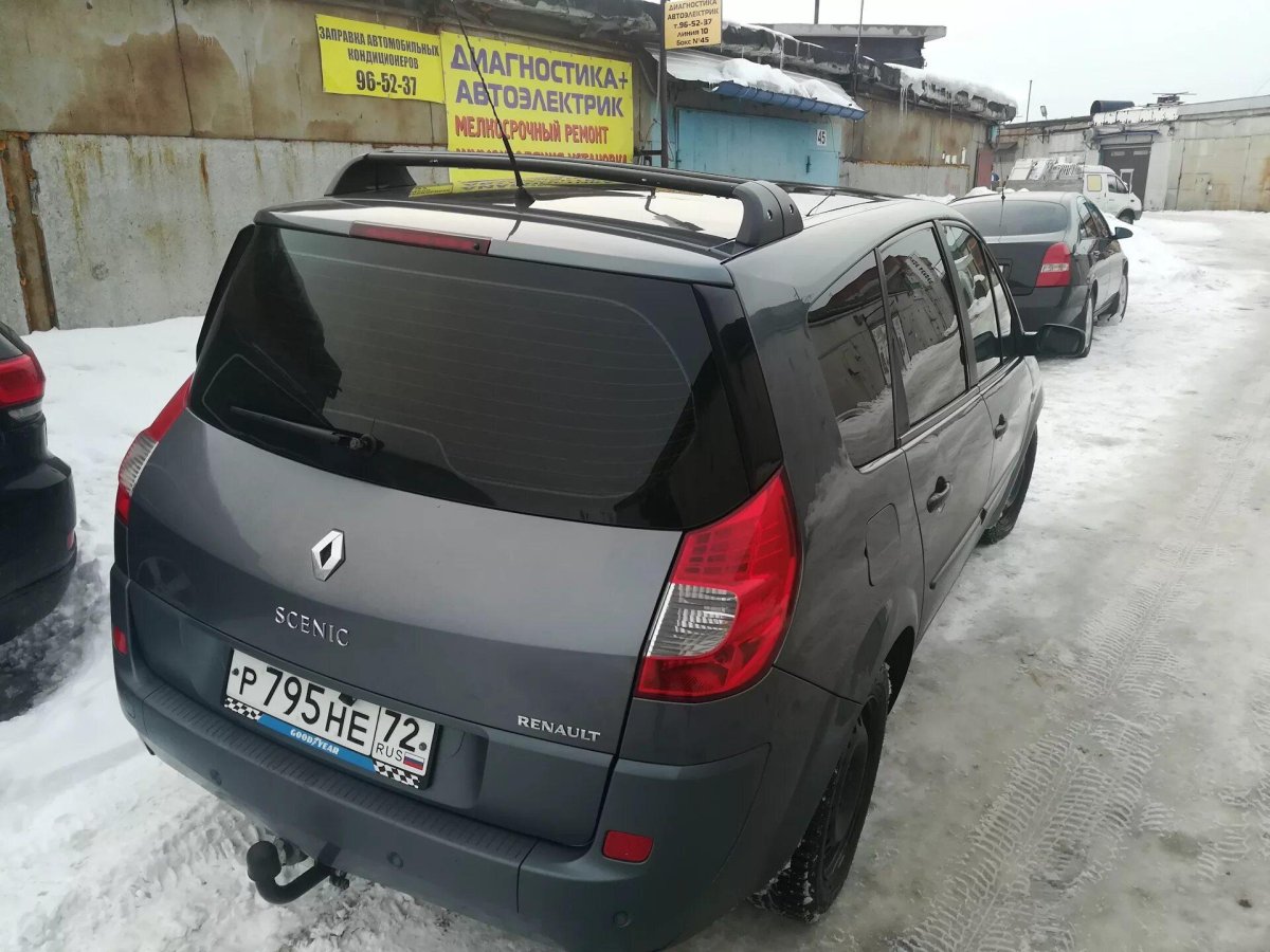 Багажник на крышу Рено Сценик 2