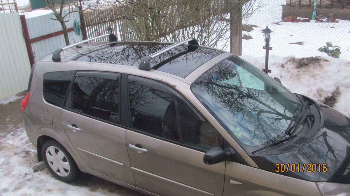 Рено Сценик багажник на крышу