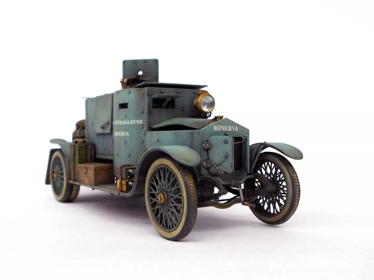 Минерва бельгийский бронеавтомобиль 1914