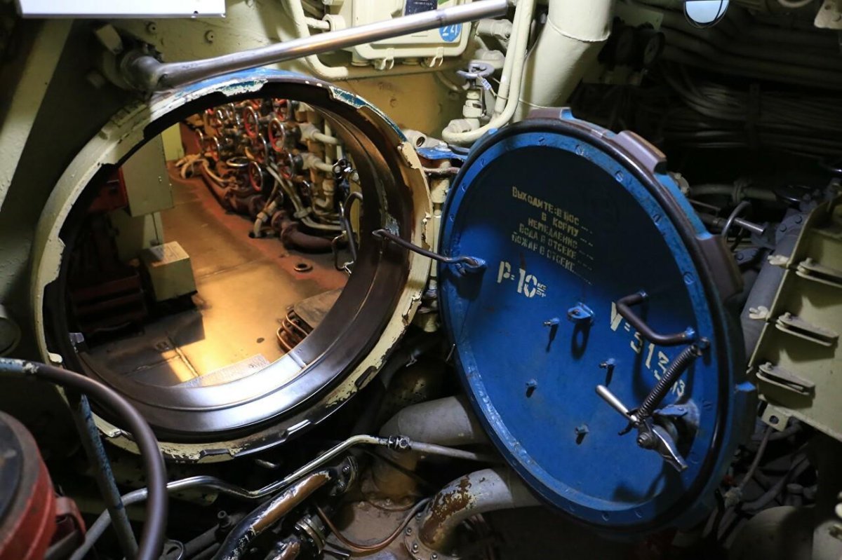 Торпедный отсек подводной лодки