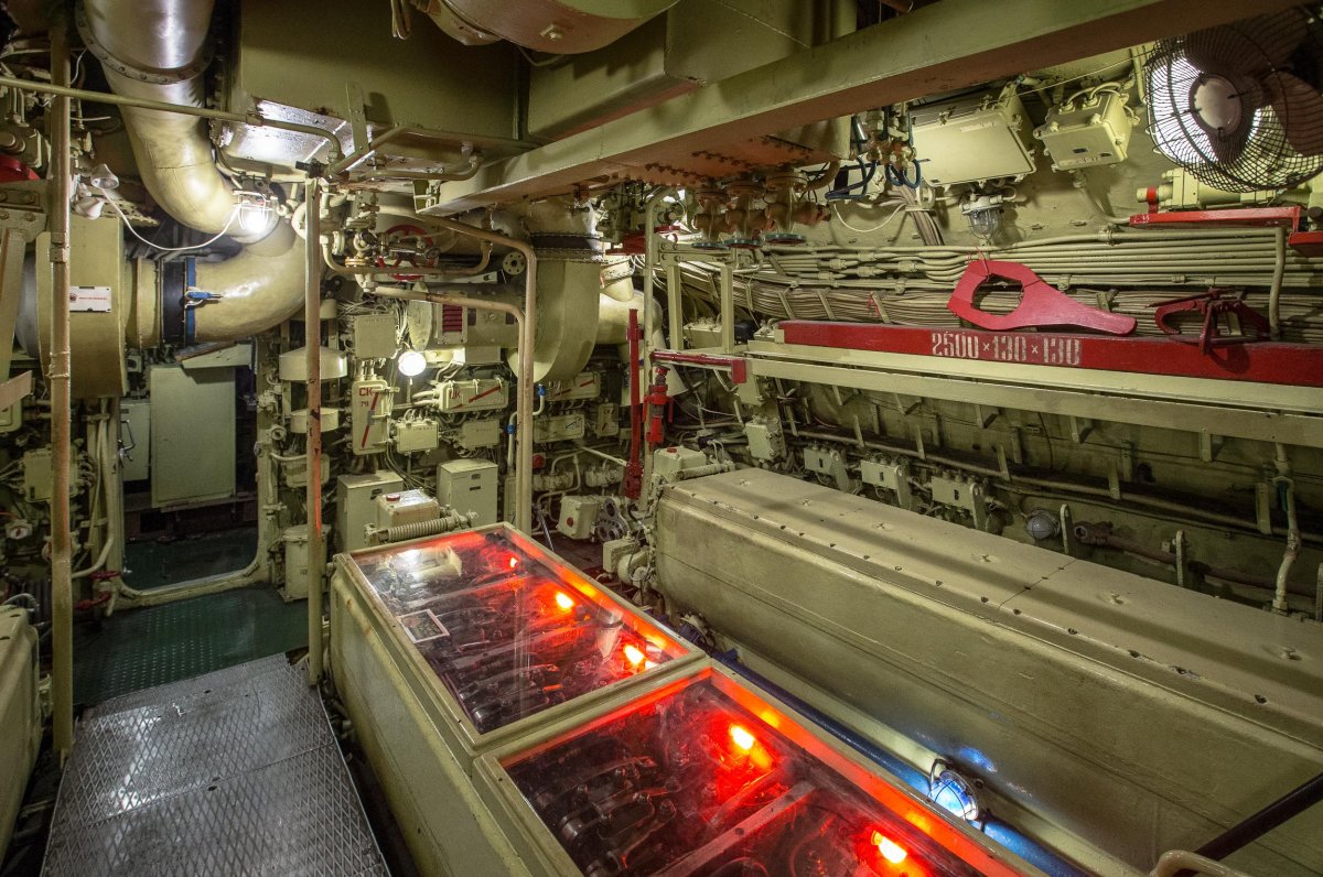 Реакторный отсек атомной подводной лодки