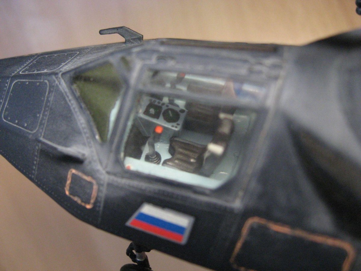 Ка-58 черный призрак модель
