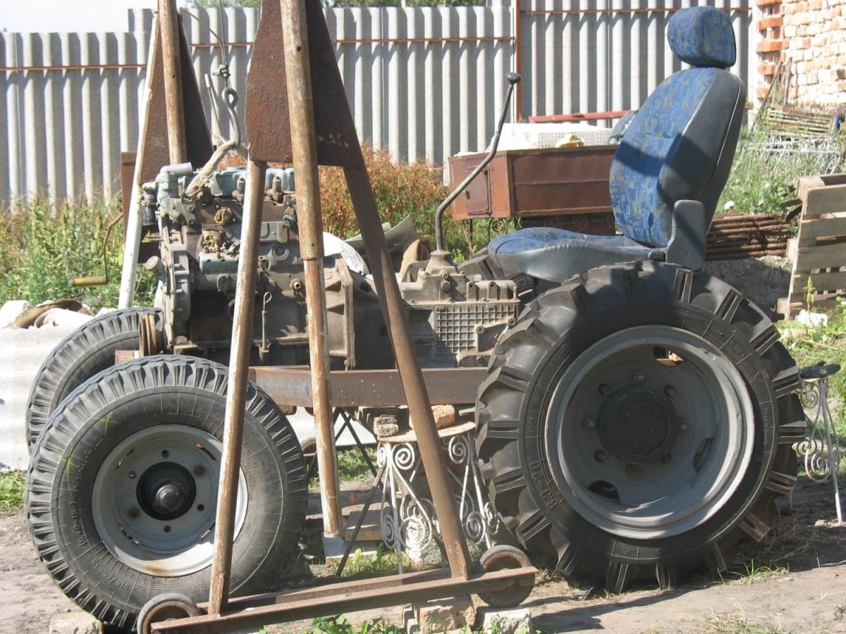 Самодельный трактор