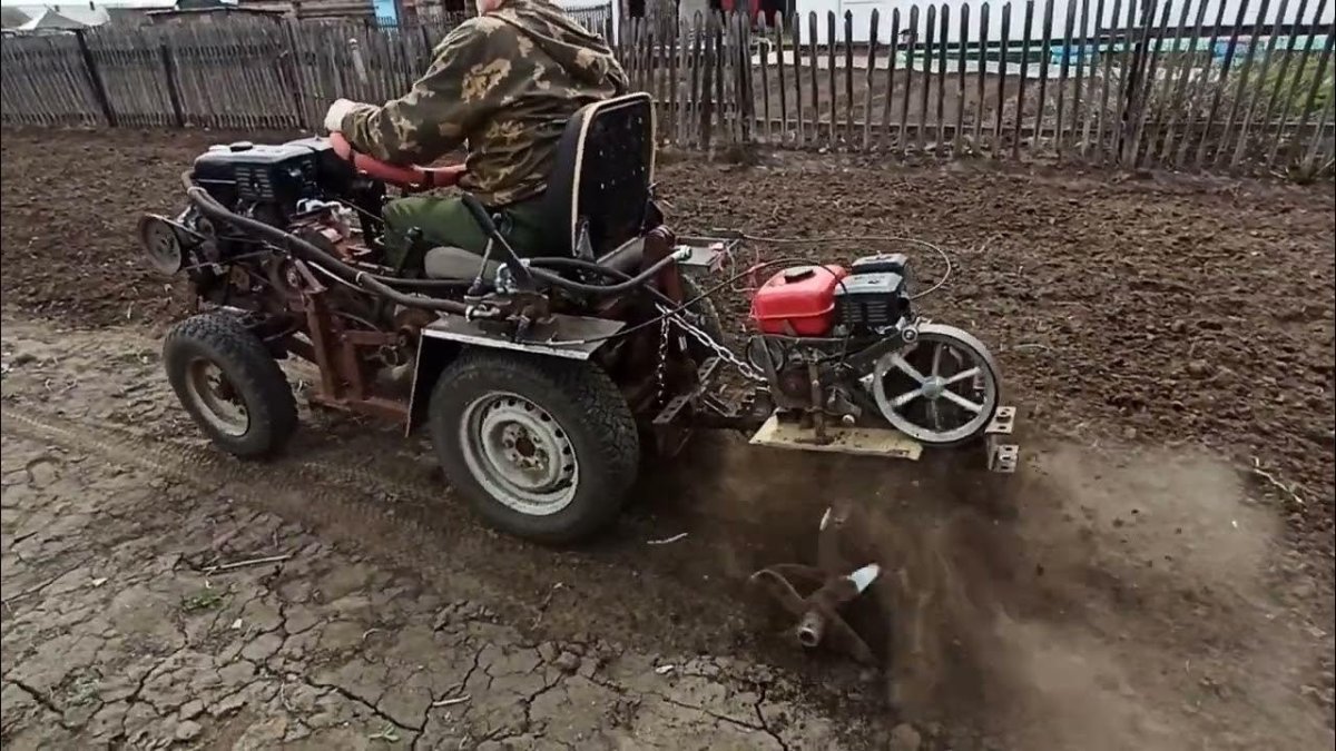 Мотоблок видео