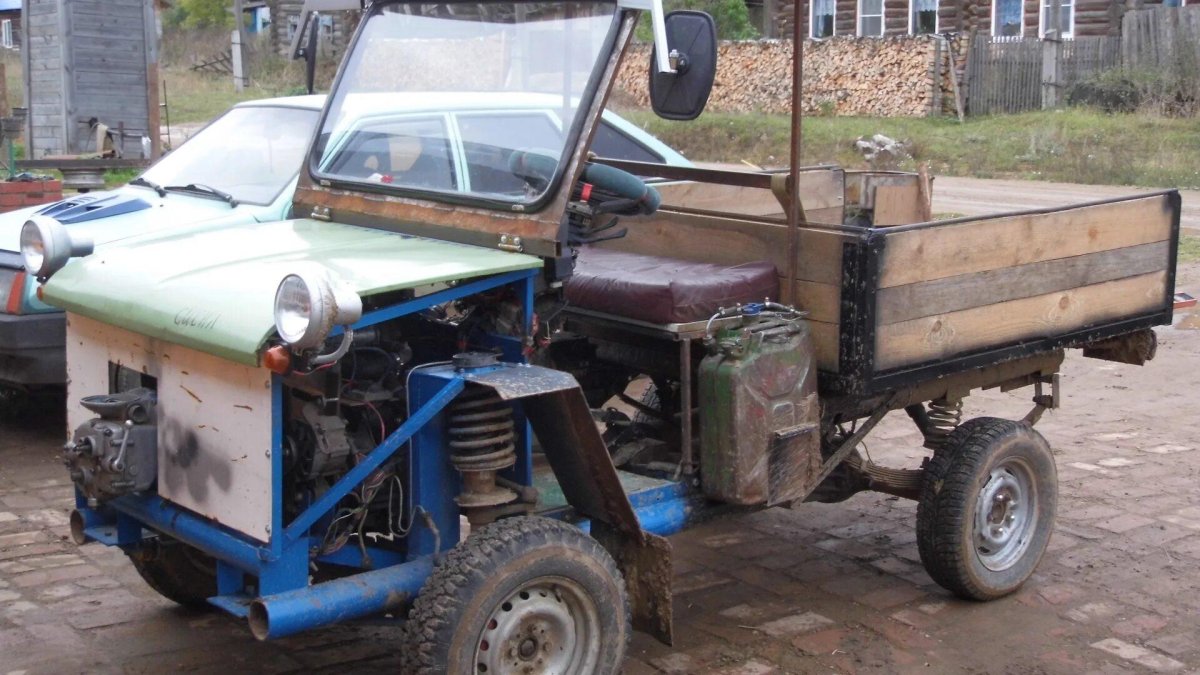 Трактор из москвича 412