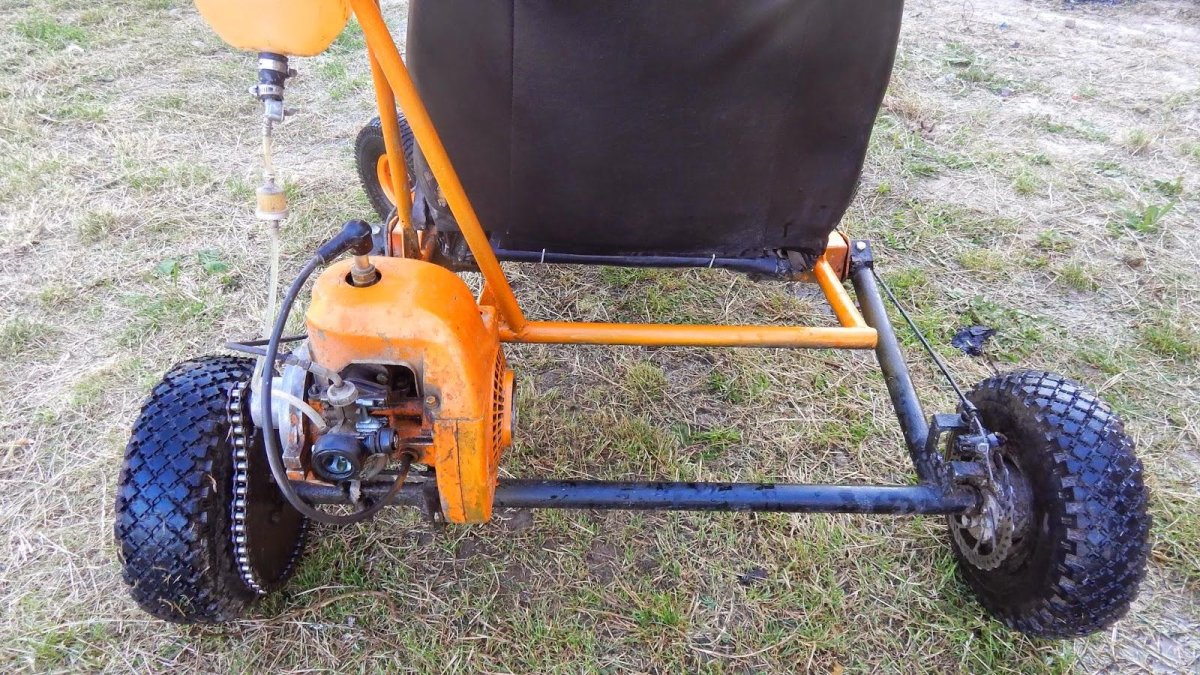 Багги из бензопилы Урал 2