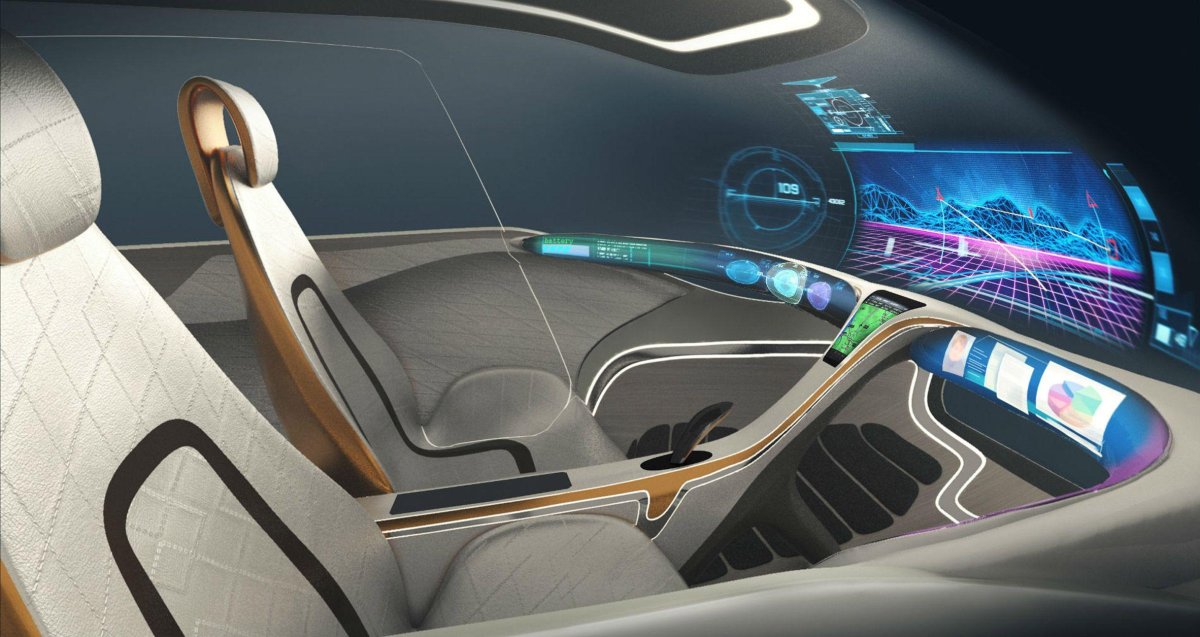 Интерьер автомобиля будущего