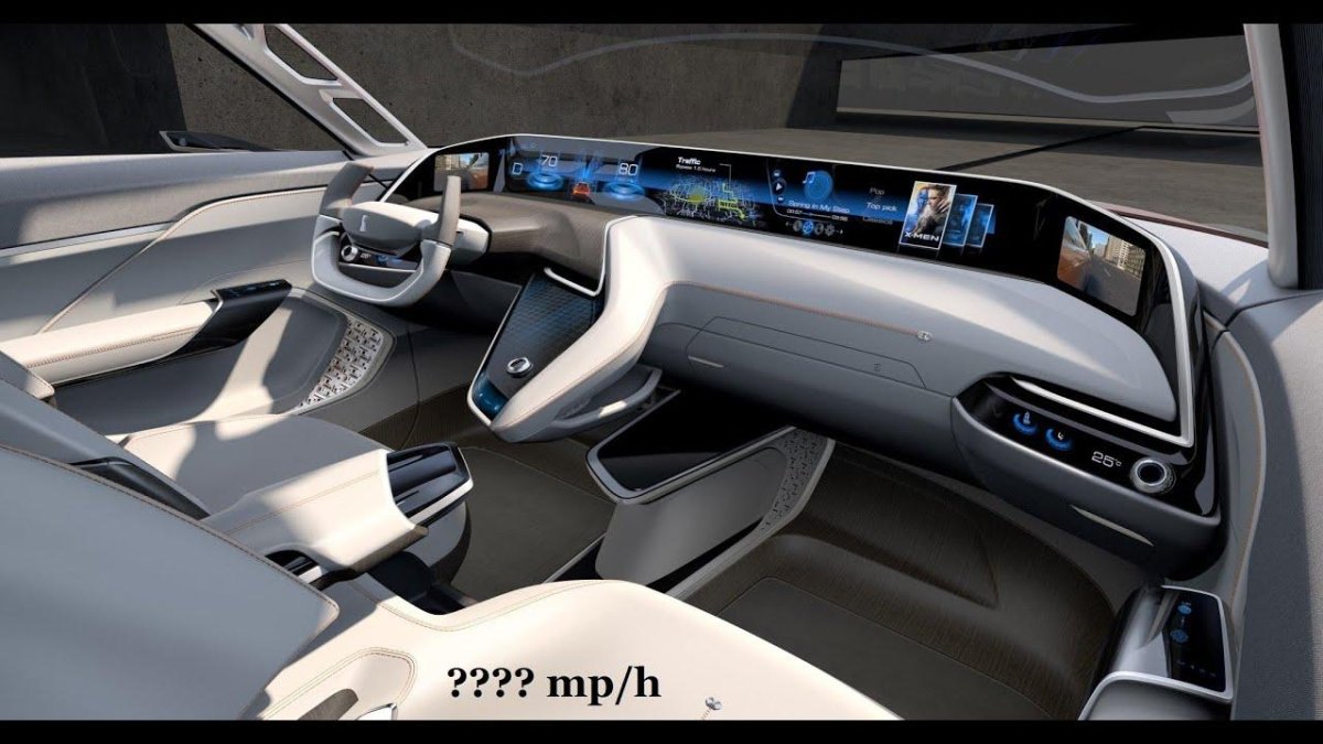 Футуристическая авто и салон