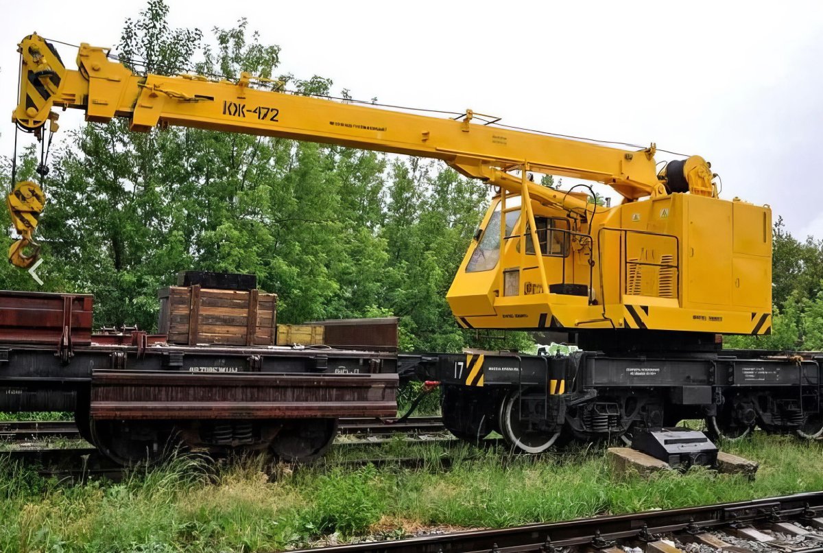 Железнодорожный кран КДЭ-163