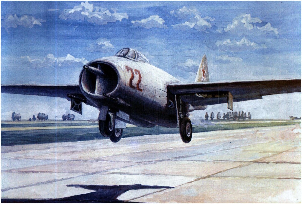 Реактивные самолеты миг-9 и як-15