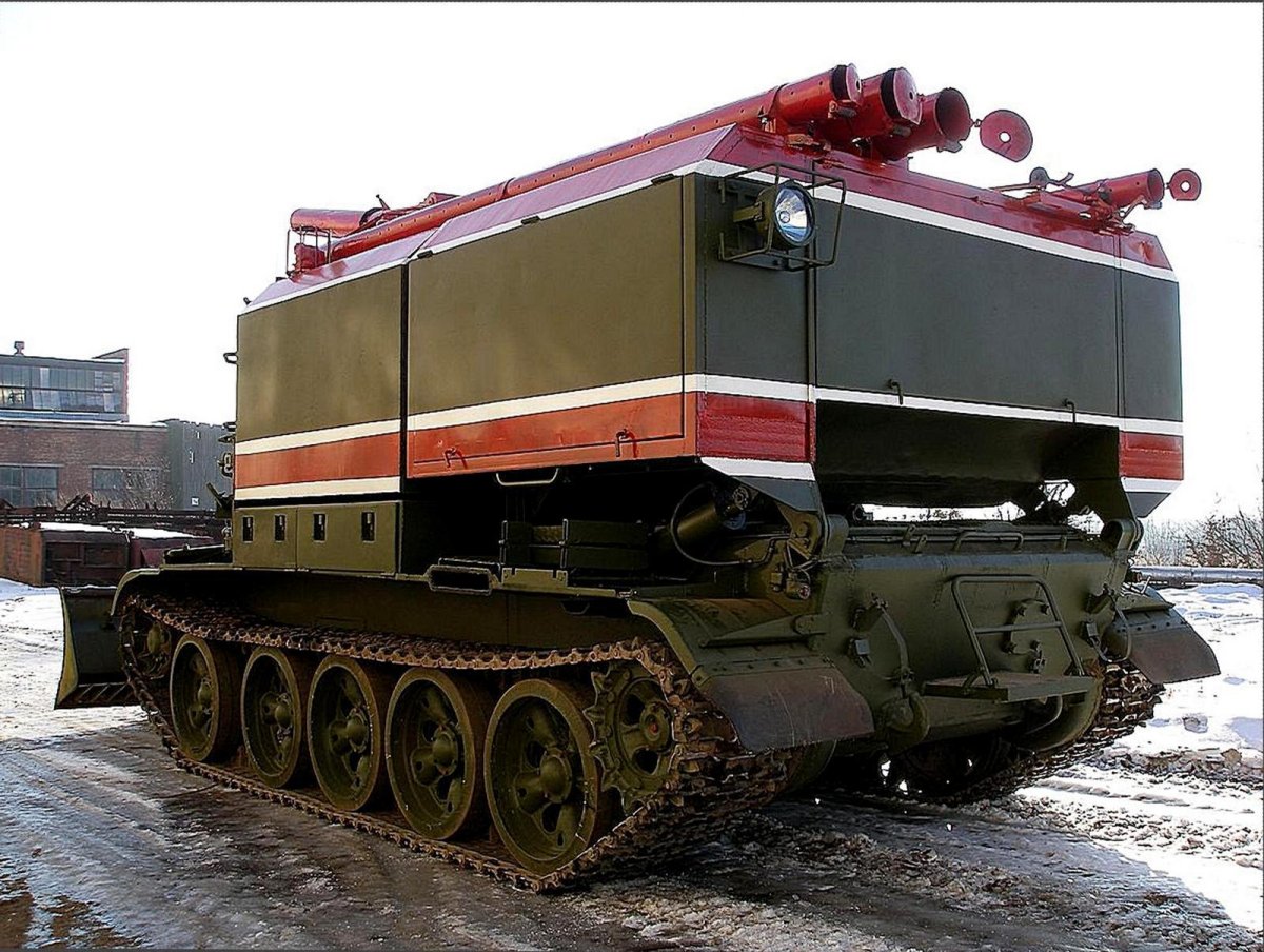 Гусеничная пожарная машина ГПМ-54
