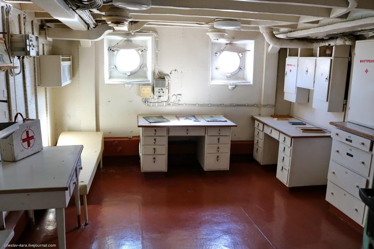 Крейсер Михаил Кутузов внутри