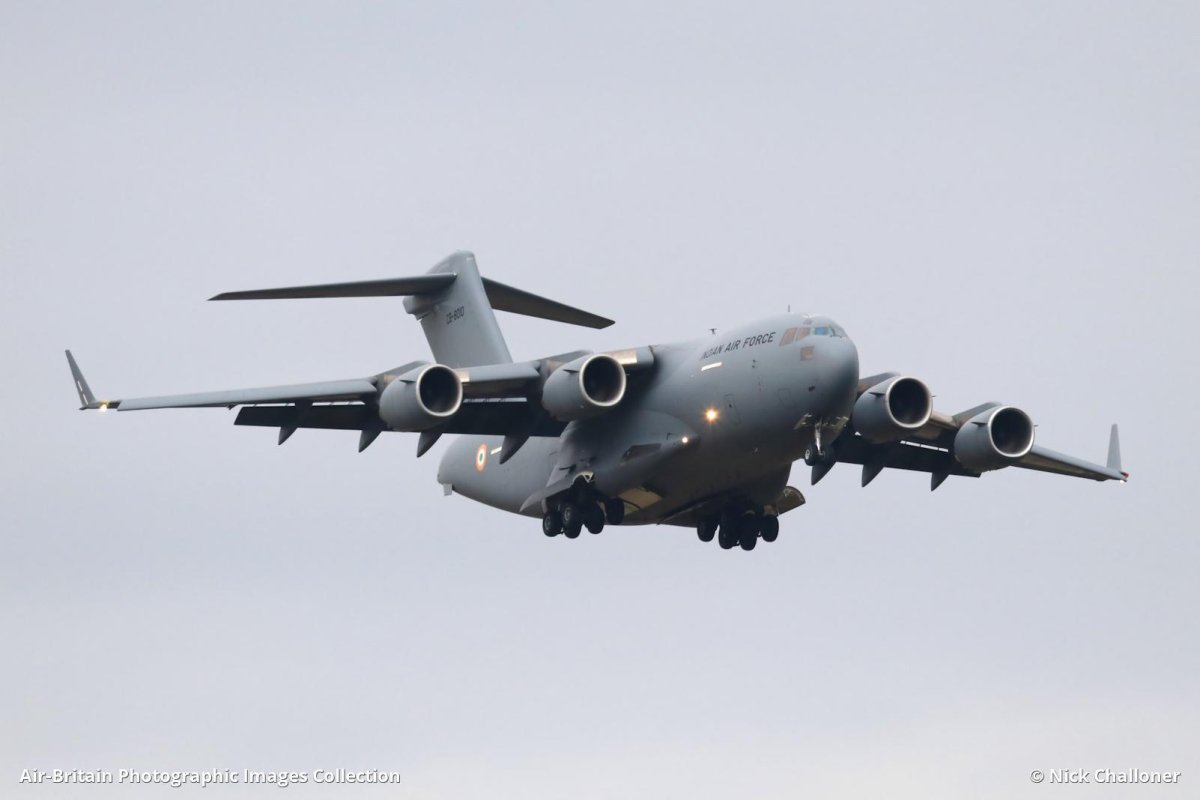 Самолёт ВВС США C-17a Globemaster III.
