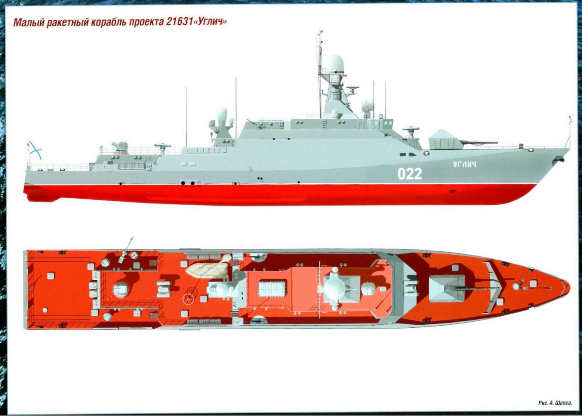 Малые ракетные корабли проекта 21631