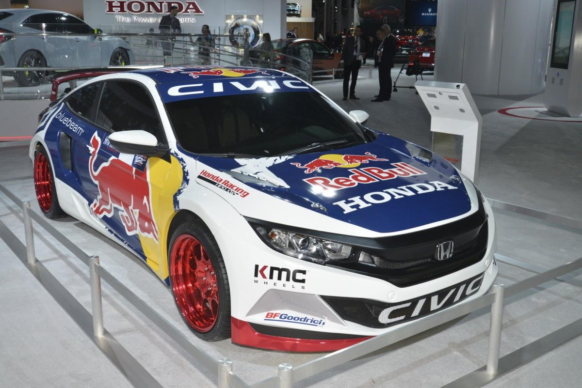 Honda Civic Red bull