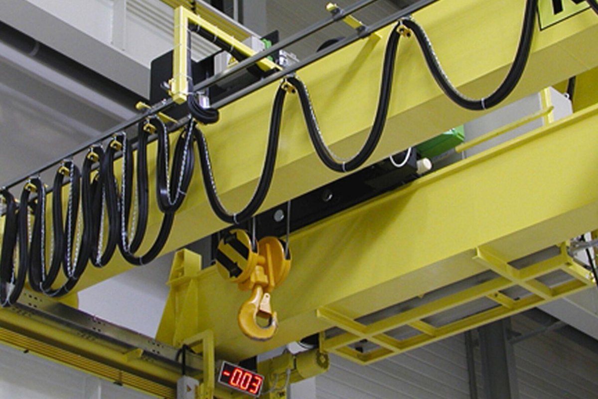 Троллейный шинопровод для крана мостового