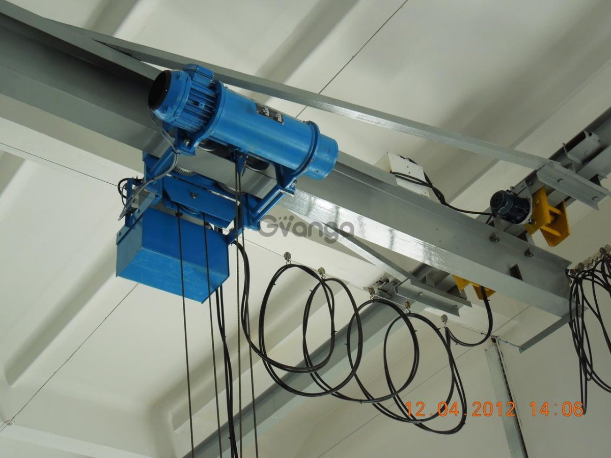 Кабельный токоподвод подвесной кран-балки