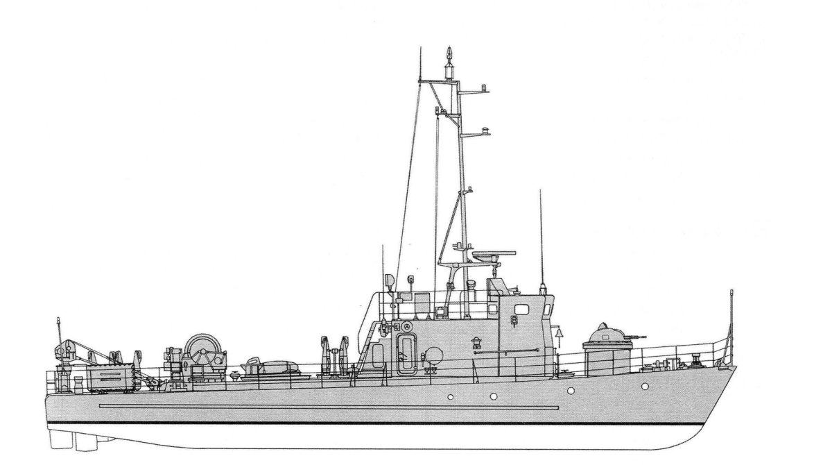 Речной тральщик 151 проекта