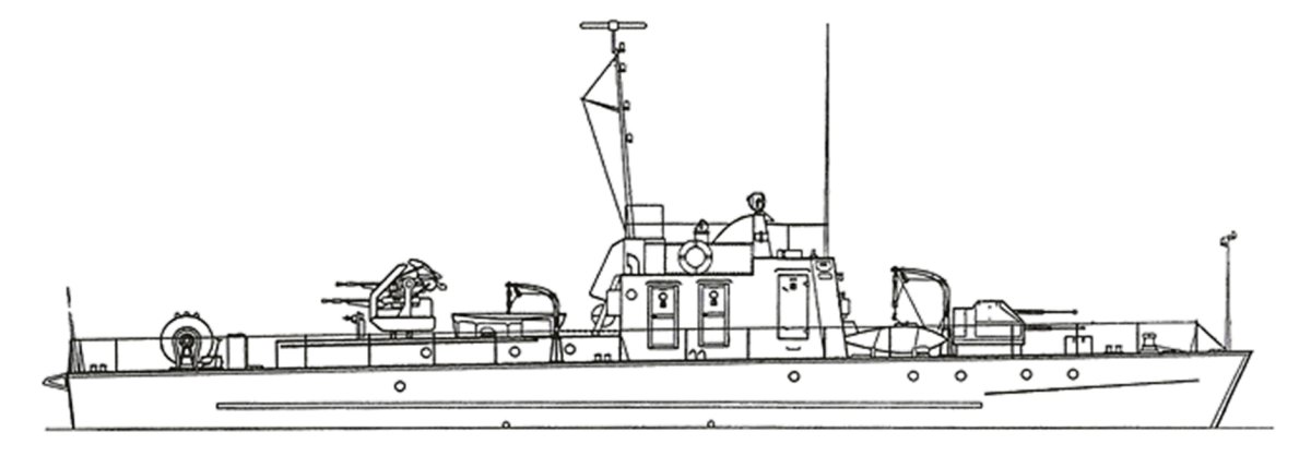 Речной тральщик 151 проекта