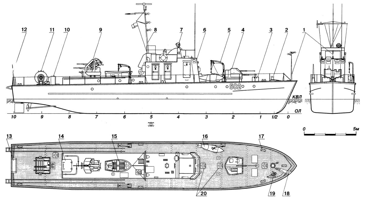 Катерный тральщик проекта 361т чертежи