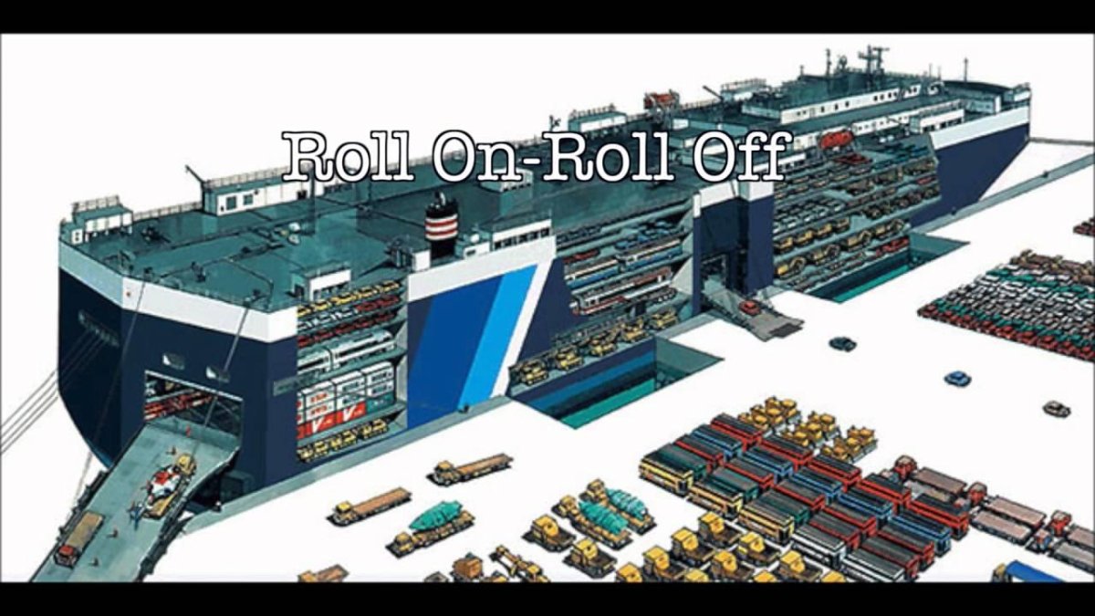 Контейнеровоз типа "РО-РО" "Атлантик конвейер".