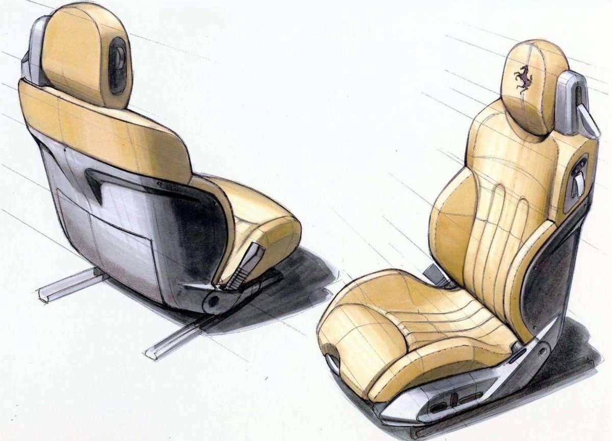 Кресло автомобильное водительское