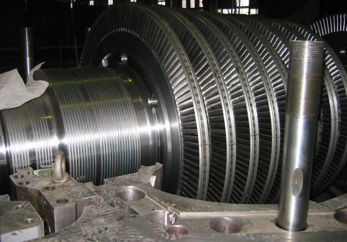 Ротор паровой турбины