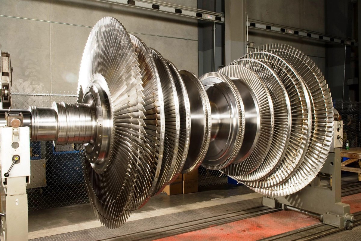 Ротор турбины ТЭС