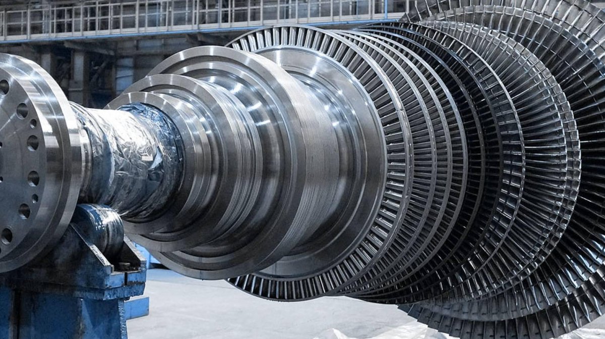 Ротор паровой турбины