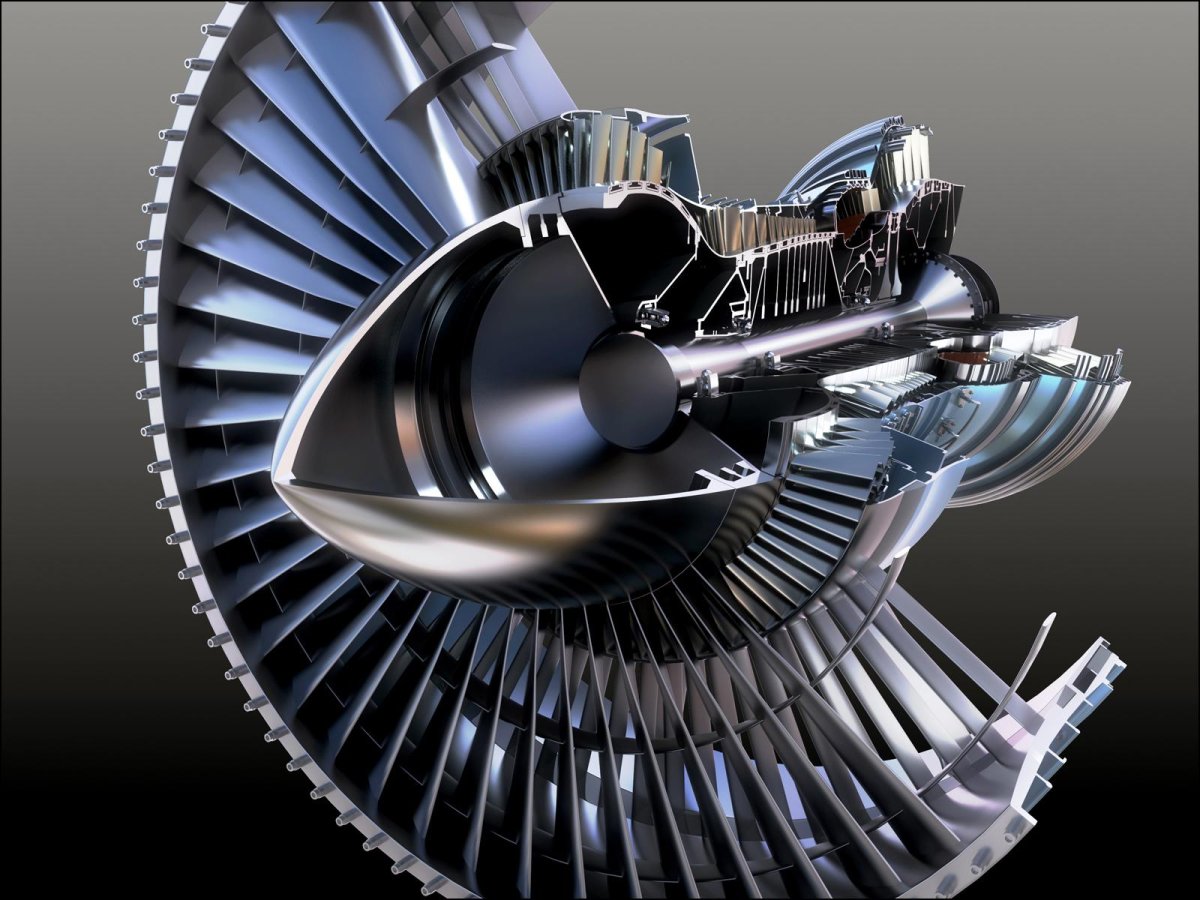 Лопатки турбины авиадвигателя