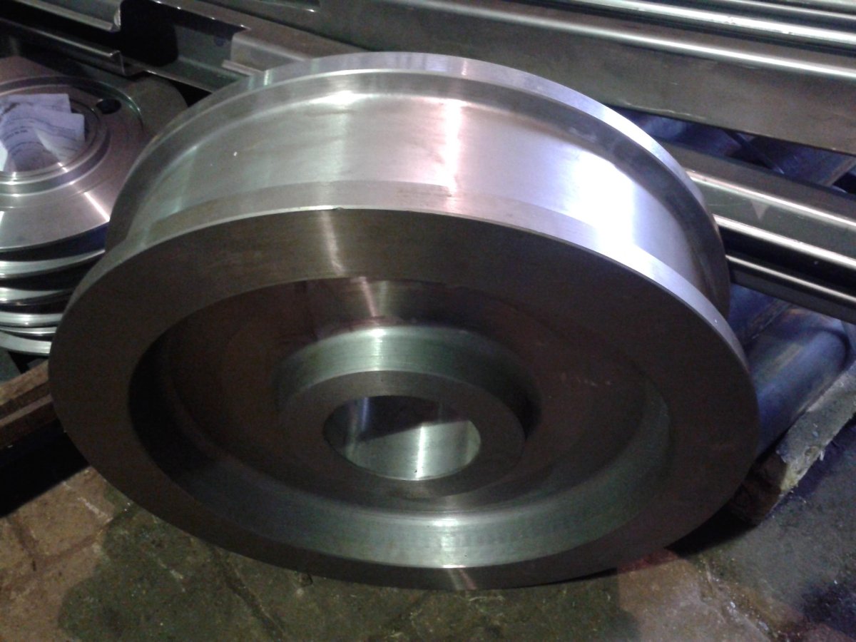 Крановое колесо к2р 600х160 ведомое