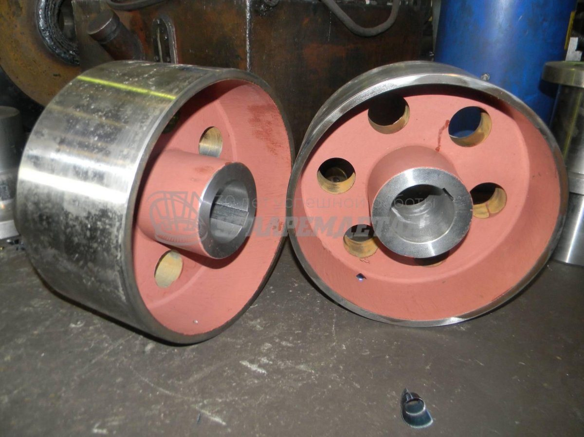 Реборда колеса мостового крана