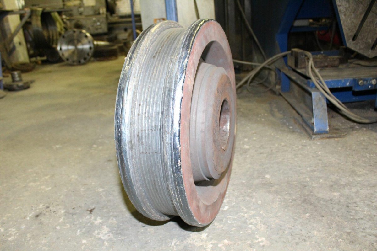 Износ реборд колёс мостовых кранов