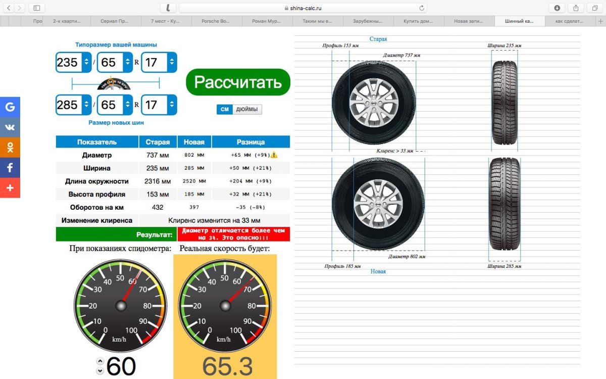 Размер резины УАЗ r16