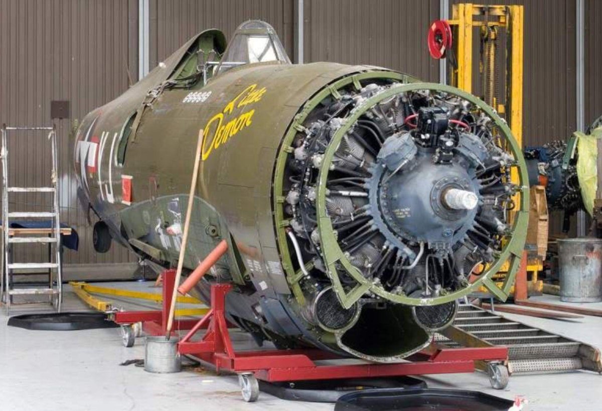 P-47 Thunderbolt двигатель